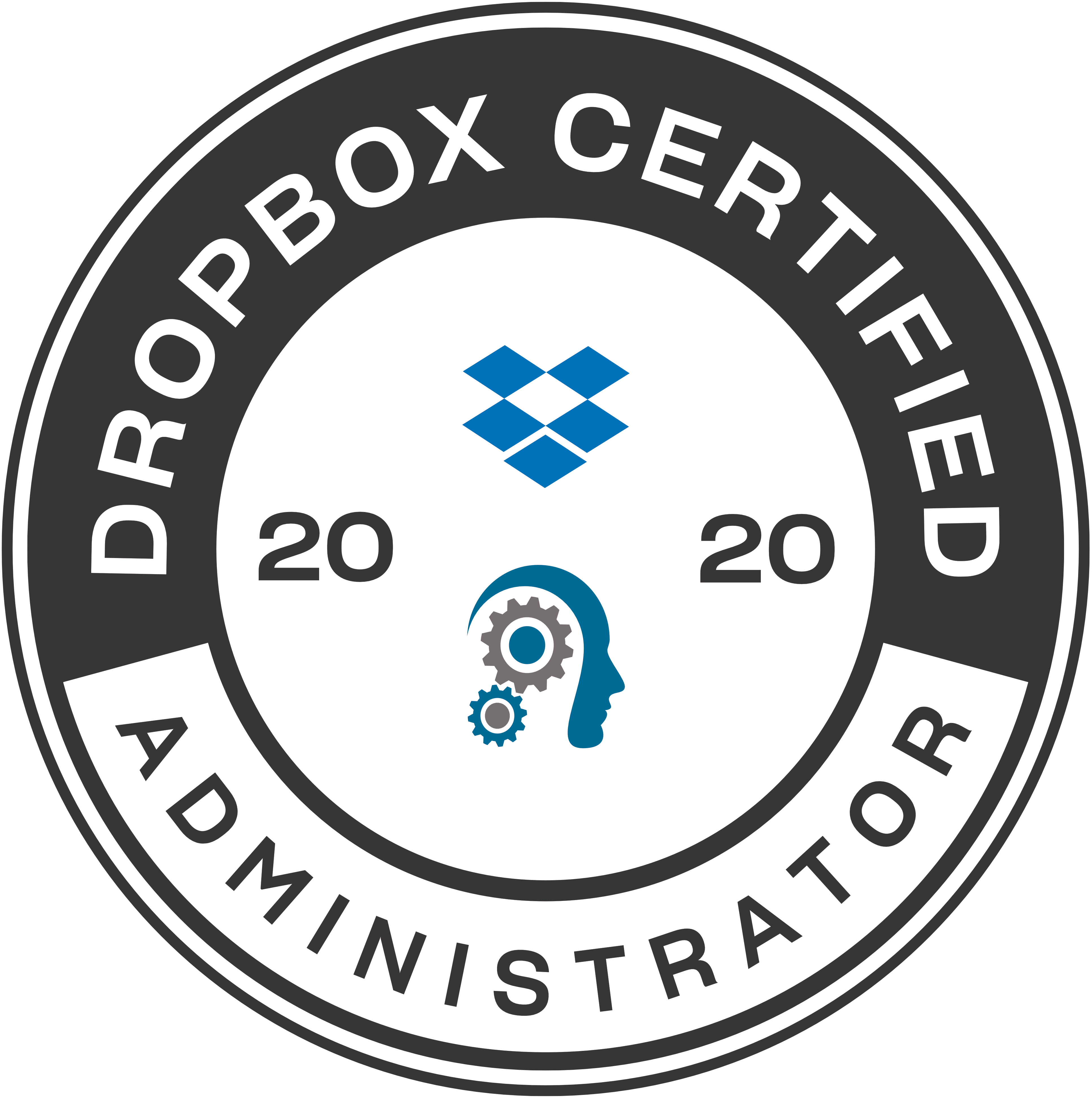 Logo Dropbox certified administrator